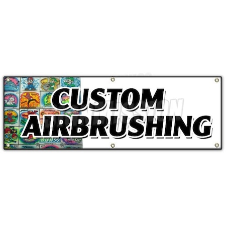 Signmission CUSTOM AIRBRUSHING BANNER SIGN artistic car auto murals air brushing B-72 Custom Airbrushing